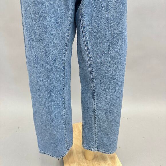 Powell Boyfriend Pull On Jeans Size Medium High Waist Paperbag - Picture 11 of 16